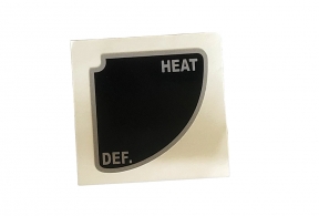 Heater, Defrost Decal for 1961-71 Scout 80, Scout 800